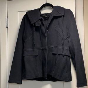 Theory Jacket in navy with hood